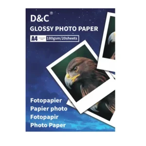 DC 180G Glossy photo paper A4 (210*297mm, 20 sheets)