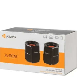 HXEIA KISONLI A-909, 2X3W, USB, BLACK MULTIMEDIA SPEAKER