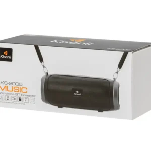 HXEIA KISONLI KS-2000, SPEAKER/BLUETOOTH/ SD/ FM RADIO/ AUX/ BLACK