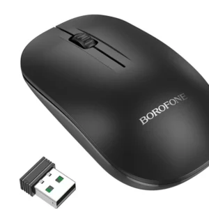 Ασύρματο Borofone Computer mouse BG14 Planet wireless black /White