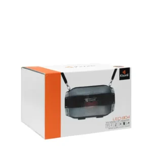 HXEIA KISONLI LED-904 SPEAKER/BLUETOOTH/ SD/ FM RADIO/ AUX/ BLACK